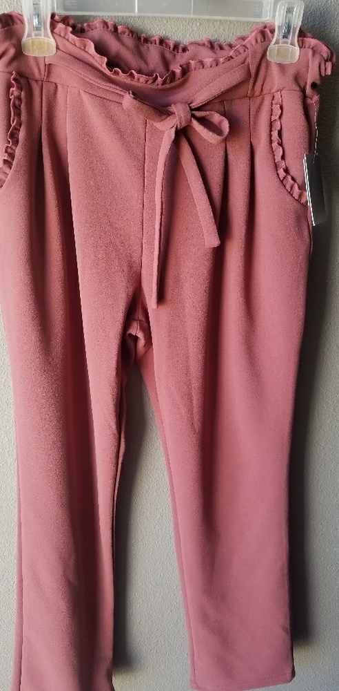 Pink dressy pants